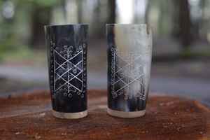 Divit Authentique Médiéval Capacité de 24oz Jarl Poli Véritable Viking Corne à boire Tasse Classique Noël Bière Tankard/Stein - Product Image 4