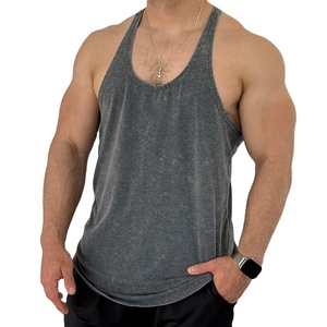 Camiseta Deportiva sin Mangas para Hombre, Lisa, OEM, Precio Bajo, Transpirable, Talla Grande, para Fitness, Baloncesto, Running, Yoga, Secado Rápido, Ropa de Entrenamiento - Product Image 1