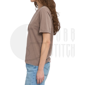 Camiseta Unisex Vintage Lavada al por Mayor, de Algodón Pesado, Estilo Oversize, para Streetwear, con Logotipo Personalizado, OEM ODM - Product Image 4