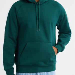 Sweat à capuche unisexe en molleton uni 100% coton, logo personnalisé, classique, décontracté, lourd, pour la vente en gros OEM - Product Image 4