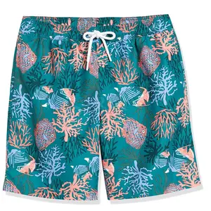 2023 New Custom Summer Beach Shorts Plus Size Swimming Board Short 100% Polyester Swimwear For Men Pants Mens Swimwear Beachwear