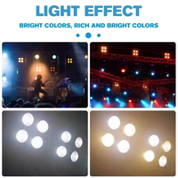 Nouveau modèle de projecteur COB à 4 yeux, tolérance de température COB, protection industrielle, utilisation multi-scénarios, blanc chaud et blanc froid
