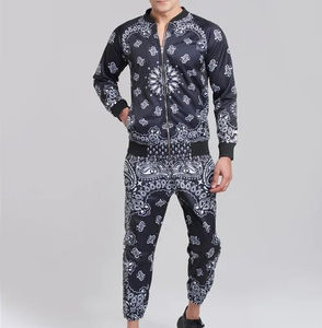 Chándales de sublimación de moda para hombres de alta calidad Diseño personalizado Logo Tallas grandes Técnicas impresas Cierre de cremallera Precio barato - Product Image 1