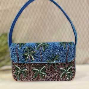 Sac de broderie indienne avec miroir - Product Image 3