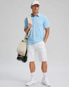 Logo personnalisé Polos Pour Hommes 100 Coton Respirant À Manches Courtes Polo T-shirts Usine Fabricant OEM Vente en Gros - Product Image 3