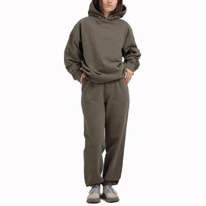 Vente en gros Pantalons de survêtement et sweats à capuche personnalisés unisexes Ensemble de jogging Brad Survêtements d'hiver brodés - Product Image 5