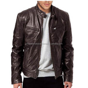 Chaqueta de piel de vaca personalizada de alta calidad para hombre Chaqueta de moto de alta calidad Trabajador profesional al por mayor más popular - Product Image 2