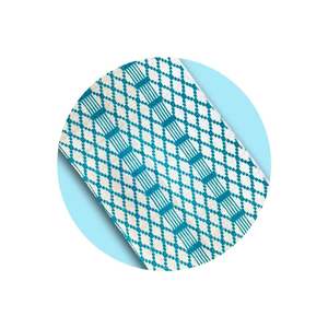 Tela de Algodón Jacquard Kente Auténtica de 51 Pulgadas de Ancho para Diseño Textil, Ropa y Moda, Herencia Tradicional Africana - Product Image 1