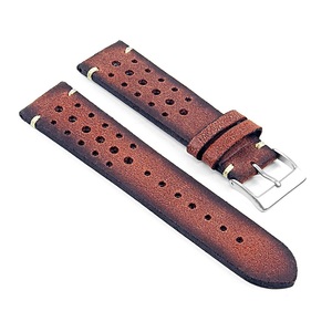Nuevos accesorios de reloj diseñados a la moda, correa de reloj transpirable de cuero de vaca italiano de 13Mm, correa para reloj de pulsera, color personalizado - Product Image 5