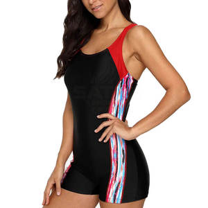 ชุดว่ายน้ำวันพีซผู้หญิง พิมพ์ลายด้านหน้า ผ้าสแปนเด็กซ์/โพลีเอสเตอร์ แห้งเร็ว ระบายอากาศได้ดี เป็นมิตรกับสิ่งแวดล้อม คุณภาพสูง ขายดี - Product Image 4