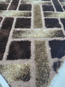 Alfombra Turca 3D Shaggy Reversible de Yute con Base de Látex para Sala de Estar, Económica - Product Image 6