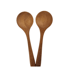 Cuchara de madera orgánica-Cuchara de madera Mango largo natural para té, jugo, leche, postre-Duradero y reutilizable-Amigable a granel - Product Image 3