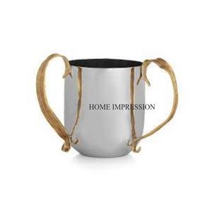 Meilleures ventes de tasses à café à usage personnalisé avec logo personnalisé pour la maison avec poignées en aluminium de couleur or Tasses à thé de table de conception récente - Product Image 1