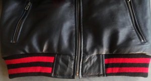 Vestes en cuir d'agneau doux pour enfants, garçons, tout-petits, vestes bomber tendance - Product Image 5