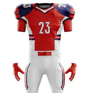 Venta superior Uniforme de fútbol americano de calidad superior Material fresco Venta caliente Tallas grandes Precio bajo - Product Image 6