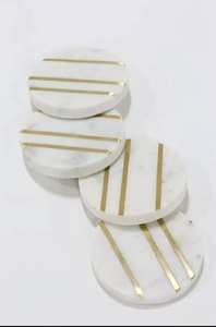 Dessous de verre incrustés en os design pour ustensiles de cuisine Tasse Vaisselle Dessous de verre incrustés en os faits à la main Vente à chaud - Product Image 2