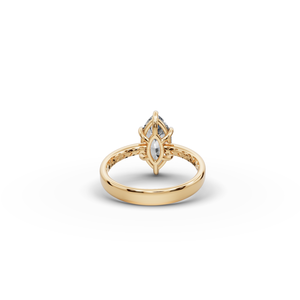 Bague en diamant de laboratoire taille marquise 2 TCW, bijoux élégants et luxueux - Product Image 5