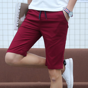 Pantalones cortos de moda de verano ajustados para hombre con diseño de logotipo personalizado OEM, algodón, patrón recto informal, ligero, medio DDP, envío - Product Image 5