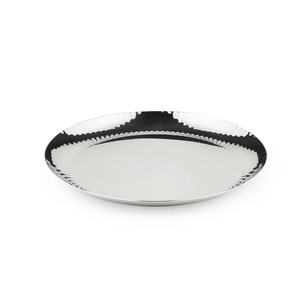 Bandeja de servicio de acero inoxidable de estilo moderno Técnica de metal artesanal para bodas o fiestas-Precio al por mayor - Product Image 1