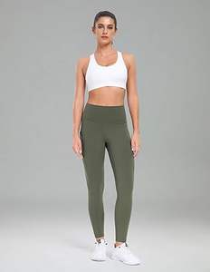 Service OEM Leggings pour femmes Respirant Mid 100% Cotton Casual Gym Wear Genou-Length Anti-Bacterial Meilleur prix pour la vente en ligne - Product Image 6