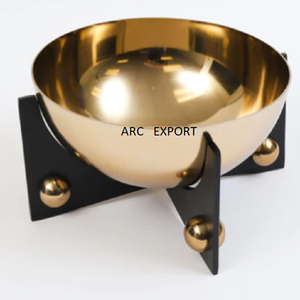 Finest Quality Brass Material Large <b>Bowl</b> Coloring Multi Unique Decoration Designer Food <b>and</b> <b>Salad</b> <b>Server</b> Ware <b>Bowls</b> for Top Sale - Product Image 5