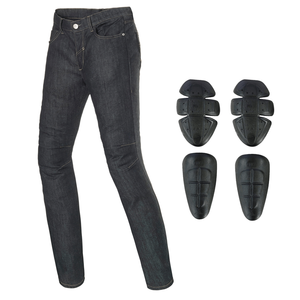 Moto กางเกงยีนส์ปั่นจักรยานสำหรับผู้ชาย, กางเกงยีนส์ใส่สบายสำหรับใส่แข่งรถจักรยานยนต์ไซส์ใหญ่พิเศษ - Product Image 1