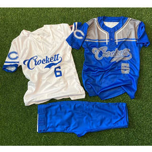 Uniformes de sóftbol de poliéster 100% de diseñador personalizado al por mayor, camisetas de béisbol cálidas y cómodas, conjunto de estilo al por mayor barato - Product Image 5