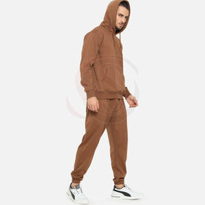 Conjunto Deportivo de Invierno de 2 Piezas con Capucha para Hombre, 100% Algodón, Transpirable y Ligero - Product Image 6