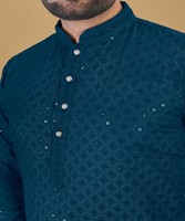 KURTA POUR HOMME EN RAYONNE COTON FANTAISIE AVEC PAYJAMA VÊTEMENT FESTIF PRIX DE GROS VÊTEMENT ETHNIQUE