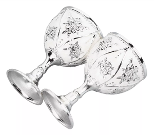 Nouveau design de haute qualité verre à vin en métal pour les décorations de Noël prix de gros - Product Image 3