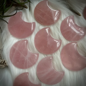 Meilleure qualité Offre Spéciale en vrac Quartz naturel Rose croissant de lune pierre de cristal pour meilleur ami cadeau - Product Image 4