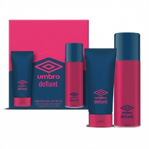 Umbro Defiant Travel Skin Care Gift <b>Set</b> Includes Deodorant <b>Spray</b> & Shower Gel - Product Image 2