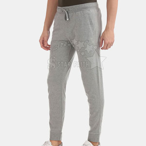 Pantalones de hombre OEM lavados para uso diario pantalones de mezcla de algodón con cintura media elástica patrón recto de ajuste relajado - Product Image 2