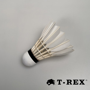 Volant de badminton de qualité supérieure en plumes de canard, léger (4,9 g), durable, stable, tête en liège sandwich, Kok LIBOTAI K1 Blanc - Product Image 5