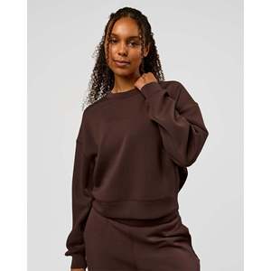 Suéter Cárdigan Informal para Mujer - CF Elevate SoftTouch Pintuck Transpirable de Punto para Invierno Color Chocolate Caliente - Product Image 1