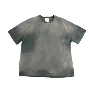 T-shirt vintage personnalisé 100% coton délavé à l'acide pour hommes séchage rapide respirant écologique coupe régulière vente en gros - Product Image 6