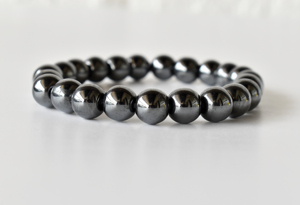 Wholesale High Quality Hematite 8mm Natural <b>Healing</b> Crystal <b>Bracelet</b> for Meditation Fashion - Product Image 4