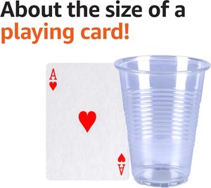 Mejor Distribuidor de Vasos Desechables Pequeños de Plástico Transparente de 9oz, Paquete de 100, Sellados de Fábrica, Hechos en EE. UU. |   LISTO PARA ENVIAR - Product Image 6