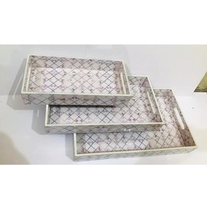 Mejor Venta de bandeja de madera de mango de tamaño personalizado plato para aperitivos y bandeja para beber para fiestas y decoraciones para el hogar - Product Image 1