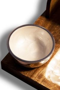 Plato de servir de madera de nácar más vendido con tazón a bajo precio de la India - Product Image 3
