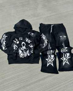 Sweats à capuche en coton unisexes de luxe Design personnalisé, fabricant de sweat à capuche imprimé 3D personnalisé, sweats à capuche imprimés de haute qualité - Product Image 4