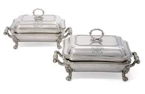 Plato de frotamiento de acero inoxidable de gran capacidad con profundidad adicional perfecto para banquetes profesionales de catering y cenas en grupo - Product Image 6