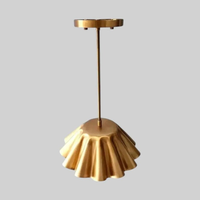 Plafonnier élégant en laiton de style Mid-Century, trois lumières, style Sputnik, suspension de plafond rétro moderne, éclairage pour la maison