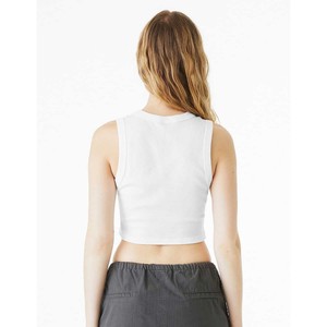 Bella toile femmes Micro côtes Muscle gros haut court Yoga t-shirt pour femmes solide haut de sport à manches courtes chemises de course - Product Image 4