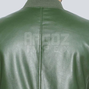 Wholesale Plus Size <b>Leather</b> <b>Jacket</b> Outdoor Use Stand Collar Men <b>Winter</b> <b>Jacket</b> Front Logo Customizable High Quality - Product Image 6