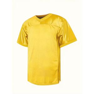 Maillot de football américain personnalisé avec logo, haute qualité, respirant, séchage rapide, grande taille, athlétique, entraînement sportif, hip-hop, ample, 100% - Product Image 3