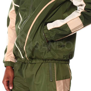 Ensemble de jogging décontracté pour homme en coton 100% de haute qualité, couleur unie, coupe-vent d'hiver, option grande taille, à capuche et élastique - Product Image 5