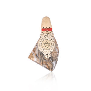 เครื่องประดับหินแจสเปอร์เคลย์ ทำเครื่องประดับ จี้สร้อยคอ ของขวัญสำหรับเธอ เครื่องประดับโบโฮ งานฝีมือจากหินธรรมชาติ - Product Image 1