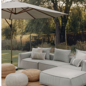 OEM ODM ชุดโซฟากรอบไม้จริงที่ทันสมัยสำหรับบ้านห้องนั่งเล่นเบาะนั่งถอดออกได้หลังสำหรับตกแต่งบ้าน - Product Image 6