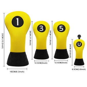 Fisherman Hat High Quality PU Leather Driver <b>Cover</b> Fairway Wood <b>Golf</b> Head <b>Cover</b> Custom <b>Golf</b> <b>Club</b> Head <b>Covers</b> - Product Image 6